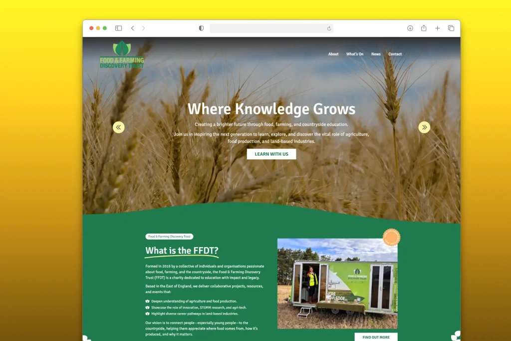 FFDT website build