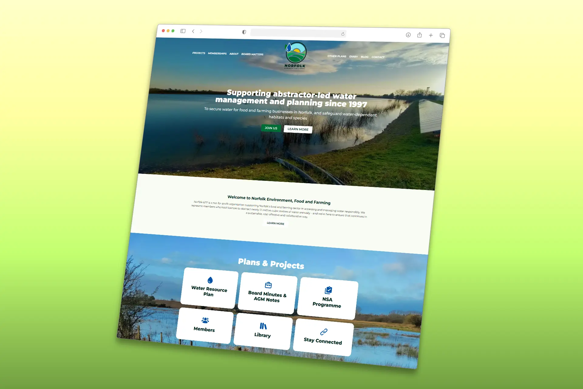 NEFF website build norwich norfolk